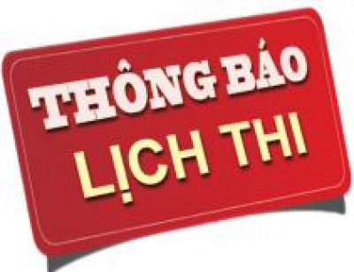 Lịch Thi Học Kỳ II Năm Học 2015 - 2016
