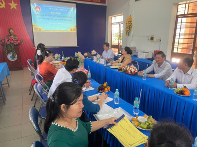 TRƯỜNG THCS ĐỊNH HÒA TIẾP ĐOÀN KIỂM TRA ĐÁNH GIÁ NGOÀI CỦA SỞ GIÁO DỤC VÀ ĐÀO TẠO TP. HCM