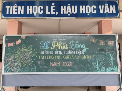 🌱🌏 LIÊN ĐỘI THCS ĐỊNH HÒA HƯỞNG ỨNG CHIẾN DỊCH “LÀM CHO THẾ GIỚI SẠCH HƠN” NĂM 2026 🌏